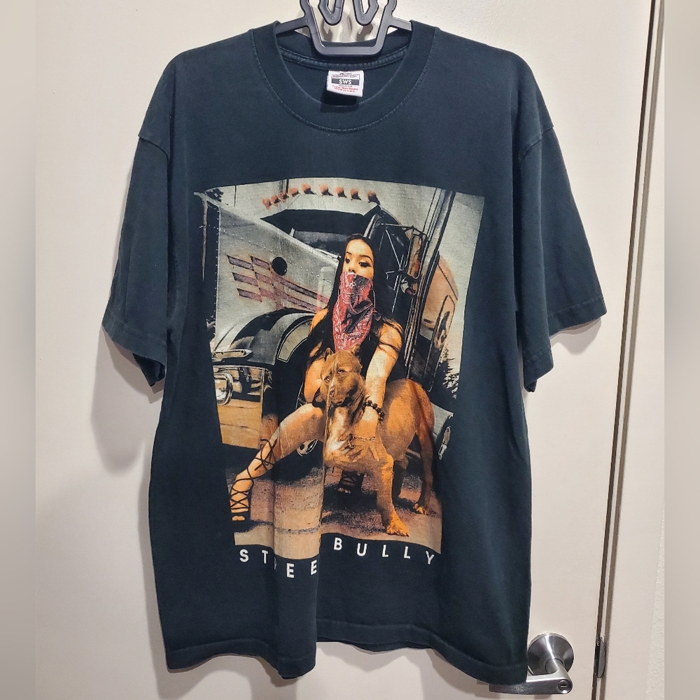 Syreet Bully Black Graphic T-Shirt XL